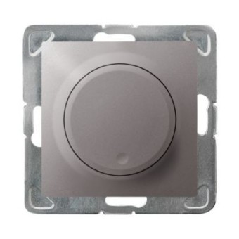 Ospel Impresja Титан Светорегулятор поворотно-нажимной для нагрузки лампаминакаливания, галогенными и LED LP-8YL2/m/23