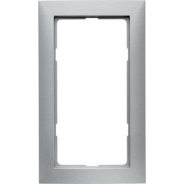 13099939 Рамка с большим вырезом S.1 Алюминий матовый 2-постовая Berker