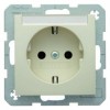 47508982 Штепсельная розетка SCHUKO с полем для надписей цвет: белый, с блеском S.1 Berker