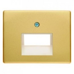 14100002 Центральная панель для UAE/E-DAT Design/Telekom розетка ISDN цвет: золотой, металл Arsys Berker