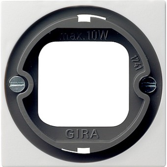 065903 Накладка для штыкового затвора для светового сигнала для крышек со штыковым затвором белый глянец Белый Gira