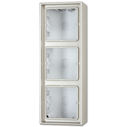 ES2583A-L 3-ая Коробка для накладного монтажа со стенкой Jung LS серия