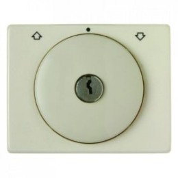 10790002 Центральная панель с замком к жалюзийному замочному выключателю цвет: белый, с блеском Arsys Berker