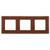 672573 Рамка Etika Какао 3-постовая Legrand