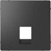 MTN4215-6034 D-life центральная накладка для розетки 2-ной RJ11/RJ12, антрацит Merten