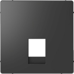 MTN4215-6034 D-life центральная накладка для розетки 2-ной RJ11/RJ12, антрацит Merten