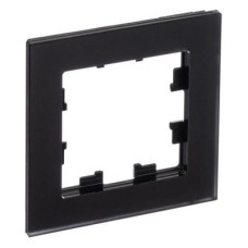 ATN331001 Рамка одинарная Schneider Electric Atlasdesign Nature, матовое черное стекло ATN331001 Рамка одинарная Schneider Electric Atlasdesign Nature, матовое черное стекло