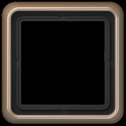 CD581GB Рамка CD 500 Бронза 1-постовая Jung