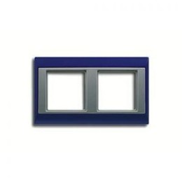 AP582BLAL Рамка A Plus Синий / Алюминий 2-постовая Jung