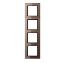 AC584GLMO Рамка A Creation Мокко 4-постовая Jung