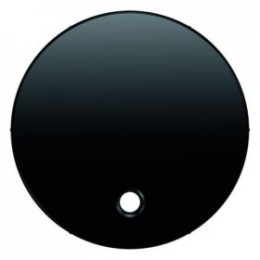 11462045 Центральная панель для выключателей/кнопок со шнурковым приводом, черная, с блеском R.1/R.3 Berker