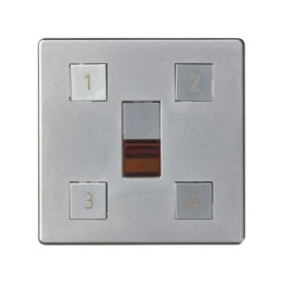 82048-33 Накладка на сценарный контроллер освещения, S82, S82N, алюминий Simon