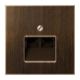 ME2969-2UAAT Накладнка на двойные UAE-розетки, Антик Jung LS серия