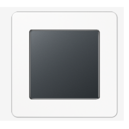 AF581BFWW Рамка A flow Белый 1-постовая Jung