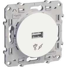 S52R408 USB розетка белый Odace Schneider Electric S52R408 USB розетка белый Odace Schneider Electric