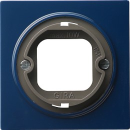 065946 Накладка для штыкового затвора для светового сигнала для крышек со штыковым затвором Синий Gira S-color