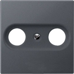 EP561BFPLTVAN EcoProfi Накладка, телевизионная EcoProfi EcoProfi (TV), спутниковая (SAT), радио (R), ECO profi, цвет - антрацит, двойная Jung