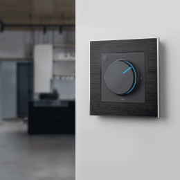 WL11-Frame-01 Рамка на 1 пост (черный алюминий) Aluminium Werkel a039116