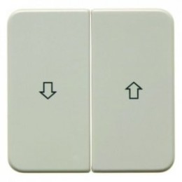 155222 Клавиши с оттиском Стрелка цвет: белый, с блеском Влагозащищенный скрытый монтаж IP44 Berker