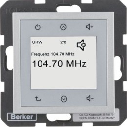 28841404 RADIO TOUCH, S.1/B.x, цвет: алюминиевый Berker
