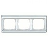 SL5830SI Рамка SL 500 Серебро 3-постовая Jung