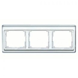 SL5830SI Рамка SL 500 Серебро 3-постовая Jung