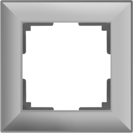 WL14-Frame-01 Рамка на 1 пост (серебряный) Fiore Werkel a038845