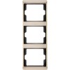 13330007 Рамка Arsys Медь 3-постовая вертикальная Berker