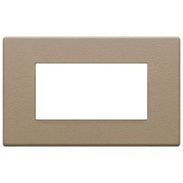 22654.21 Рамка Eikon EXE Саванна бежевый 4-модульная Vimar