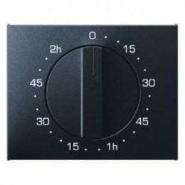 16357106 Центральная панель с регулировкой для механических таймеров цвет: антрацит, матовый K.1 Berker