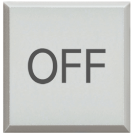 H4920BLN Axolute Сменные клавиши с символами для кнопок с подсветкой HD-4038LA/OFF Bticino