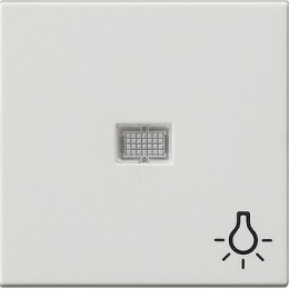 063027 Клавиша с больш окном пикт-мой Свет белый матовый Белый Gira