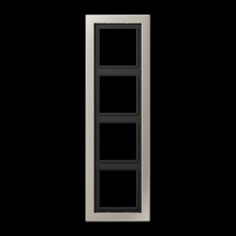 ESD2984-L Рамка LS Design Edelstahl 4-постовая Jung