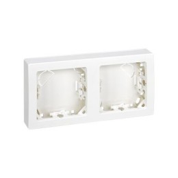 73620-60 Рамка горизонтальная, 2 поста, 75*146мм, Simon 73 Loft, белый