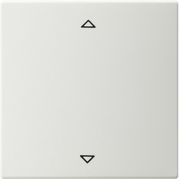 054540 Радионакладка системы управления жалюзи с возможностью подключения датчиков Белый Gira S-color