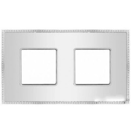 FD01403CB Основа рамок Belle Epoque Metal Bright chrome 3-постовая гор/верт. Fede