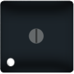 FD03111-M Стандартный поворотный выключатель с лампой подсветки, цвет Черный FEDE