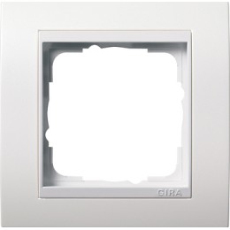 0211327 Рамка Event Белый матовый 1-постовая Gira