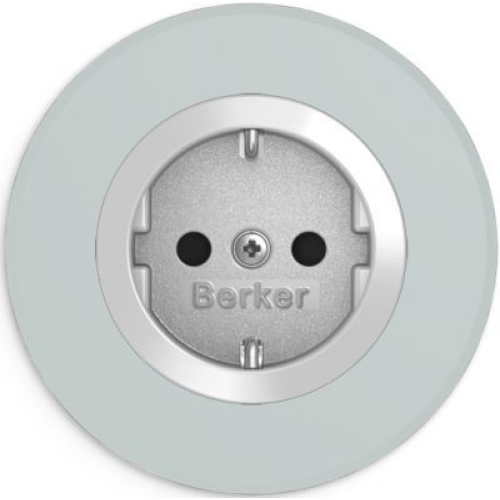 1091 Рамка Glasserie Прозрачный 1-постовая Berker