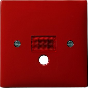 063843 Накладка для шнурового выключателя Красный Gira S-color