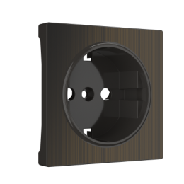 WL12-SKGS-IP20-CP Накладка для розетки IP20 (бронзовый) Antik Werkel a037203