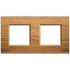 LNA4802M2LNC Рамка LivingLight Квадрат Европейский орех 2+2 модуля Bticino