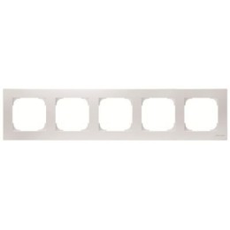 8575 BL Рамка Sky белый 5-постовая ABB 2CLA857500A1101