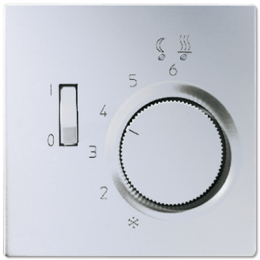 FTRAL231 LS 990 Алюминий Регулятор теплого пола, 10(4)А Jung LS серия