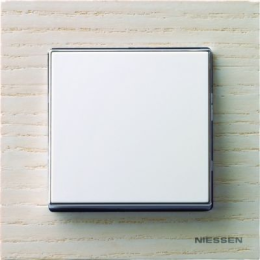 8571 FR Рамка Sky Белый ясень 1-постовая ABB