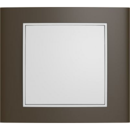 10113021 Рамка B.3 Коричневый / Полярная белизна 1-постовая Berker