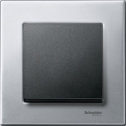 MTN403160 Рамка M-Elegance Платина / Серебро 1-постовая Merten