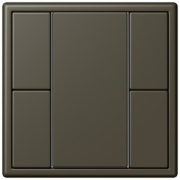 LC502TSA32140 Les Couleurs® Le Corbusier KNX кнопочный модуль F 50 с двумя парами кнопок ombre naturelle 31 Jung