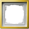 0211113 Рамка F100 Латунь 1-постовая Gira