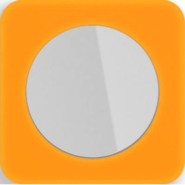 10112339 Рамка R.1 Оранжевый, белый 1-постовая Berker